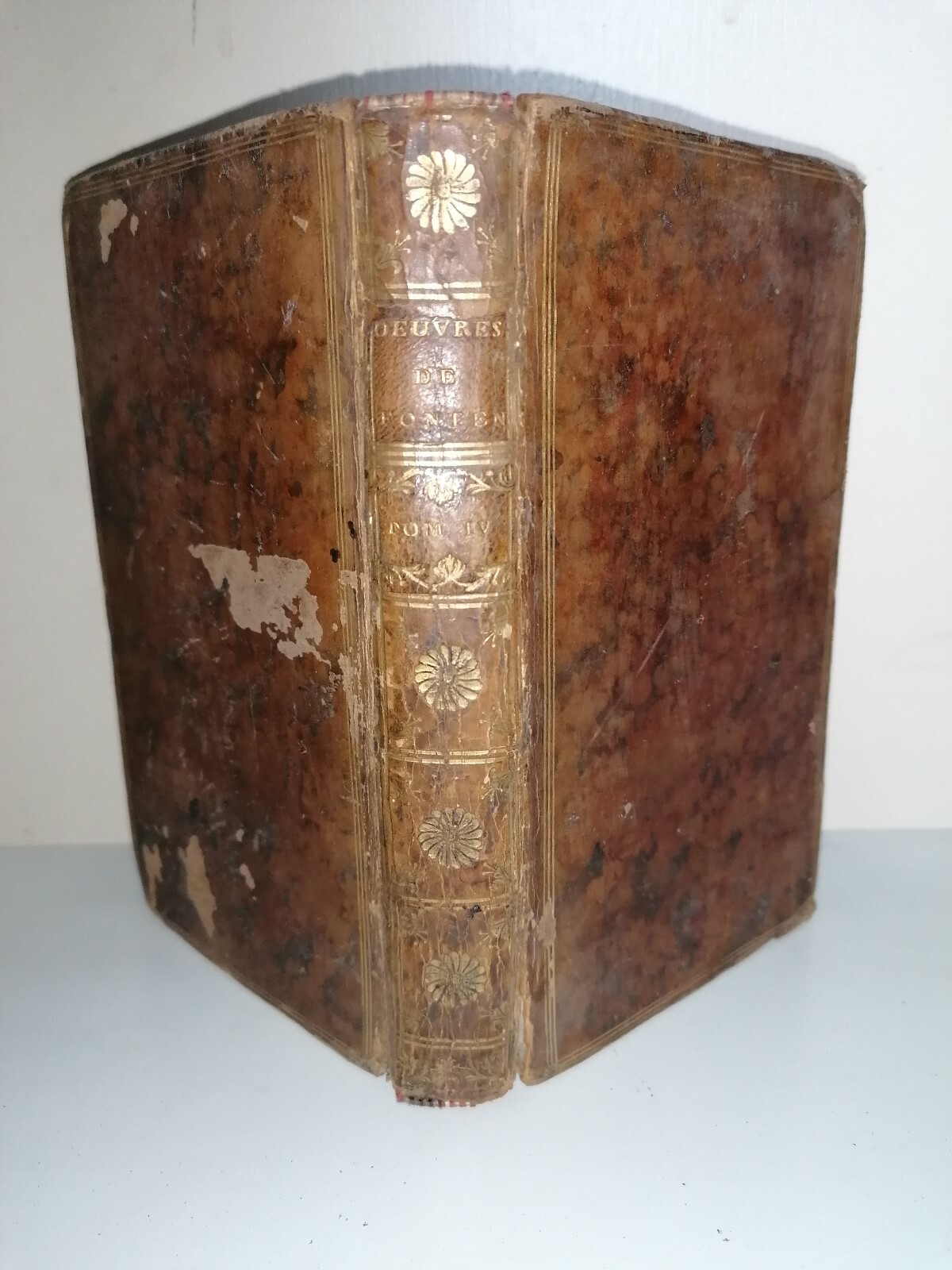 Oeuvres De Monsieur De Fontenelle 1742 Frontispice T4 Livre-Ancien Relié XVIII