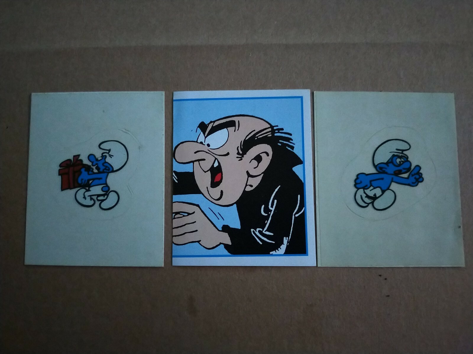 Lot 3 Autocollants collection PEYO Vintage Schtroumpfs 1995 Lot 3 Autocollants collection PEYO Vintage Schtroumpfs 1995