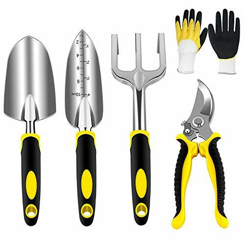 AGAKY Ensemble Outils de Jardinage, Outils de Jardin en Têtes Robustes Aluminium AGAKY Ensemble Outils de Jardinage, Outils de Jardin en Têtes Robustes Aluminium