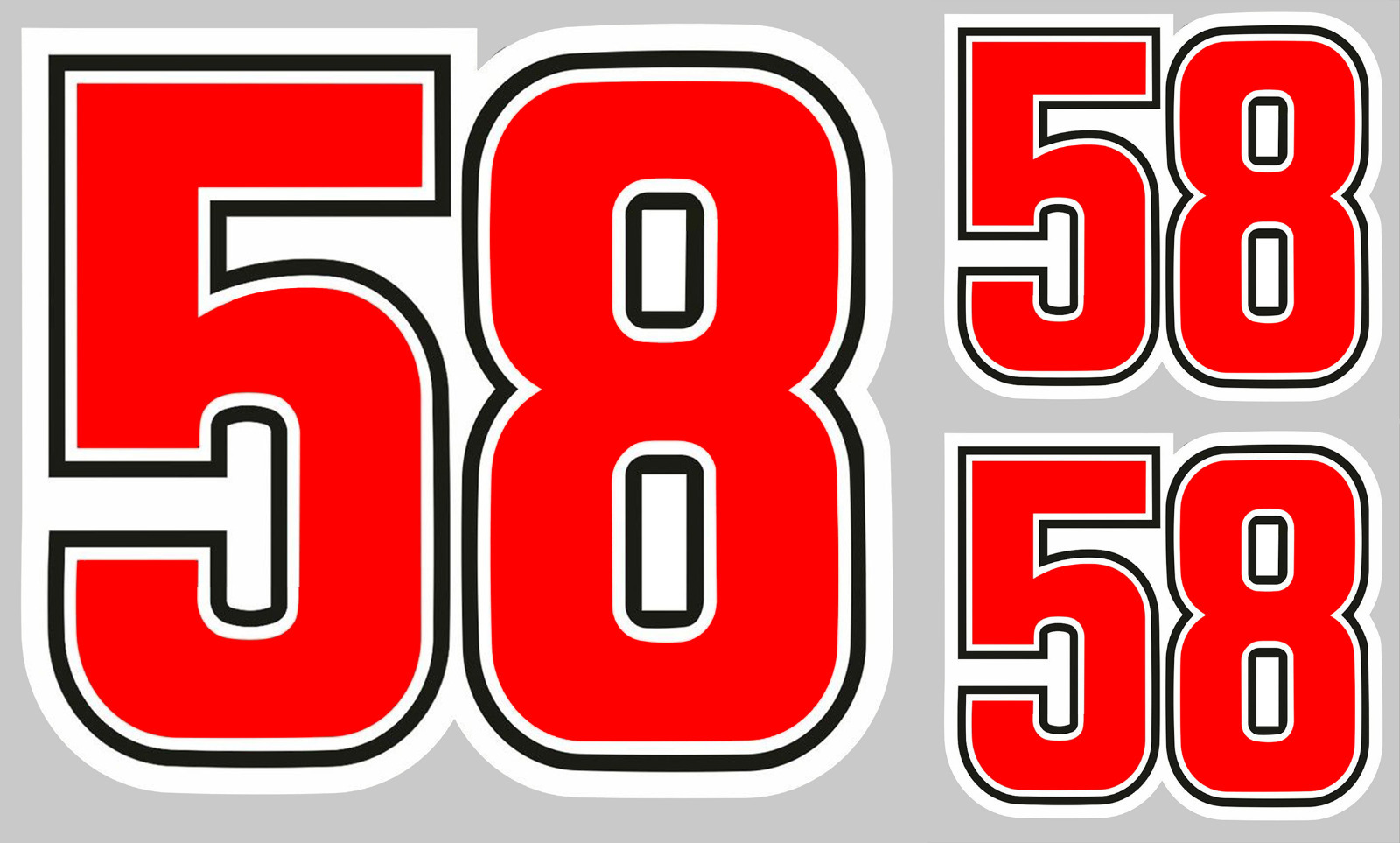 #58 SIMONCELLI 3 X AUTOCOLLANTS STICKER MOTO GRAND PRIX (CA127) #58 SIMONCELLI 3 X AUTOCOLLANTS STICKER MOTO GRAND PRIX (CA127)