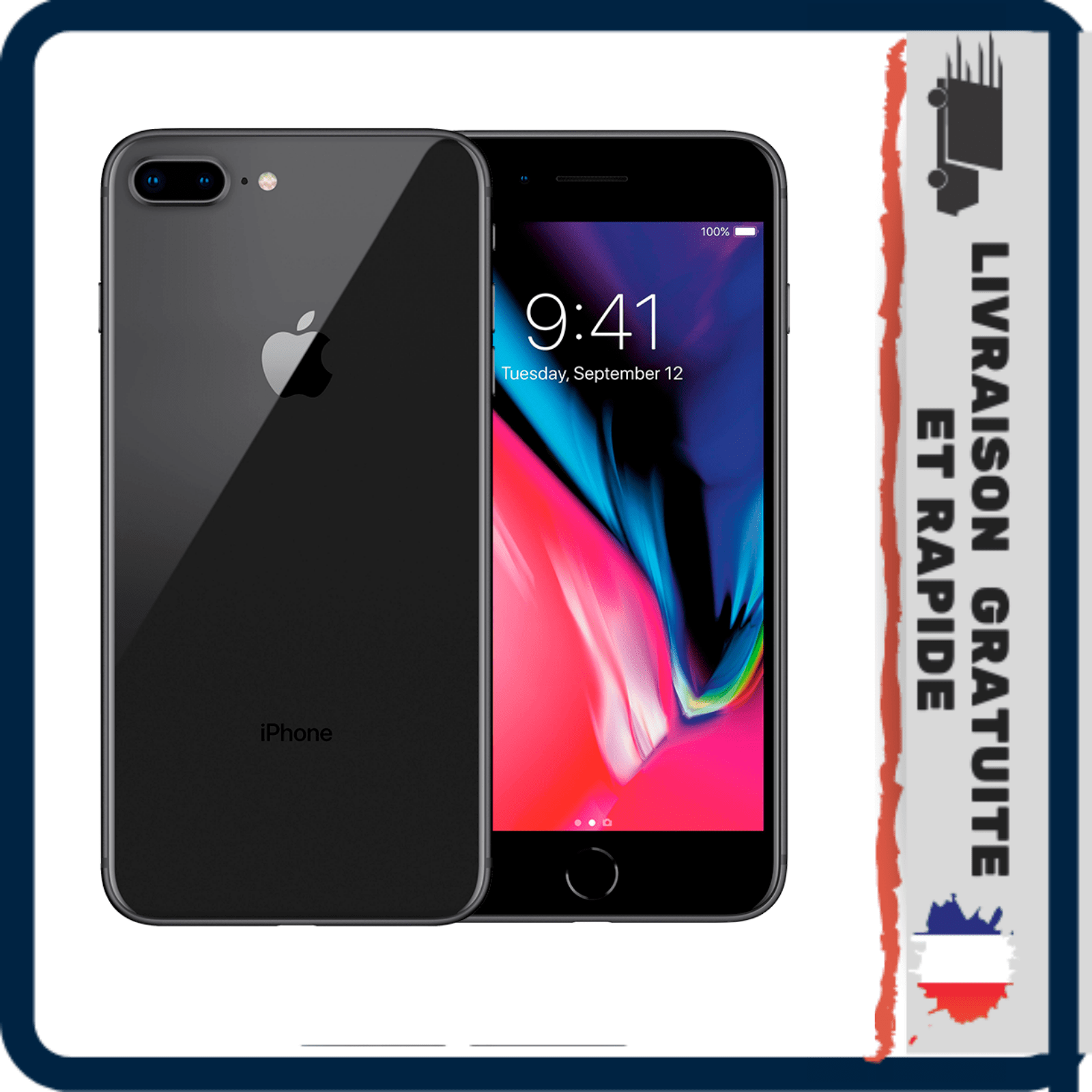 Iphone 8 64go Gris Sidéral Téléphones mobiles 4.7″” Garantie Désimlocké IOS Neuf