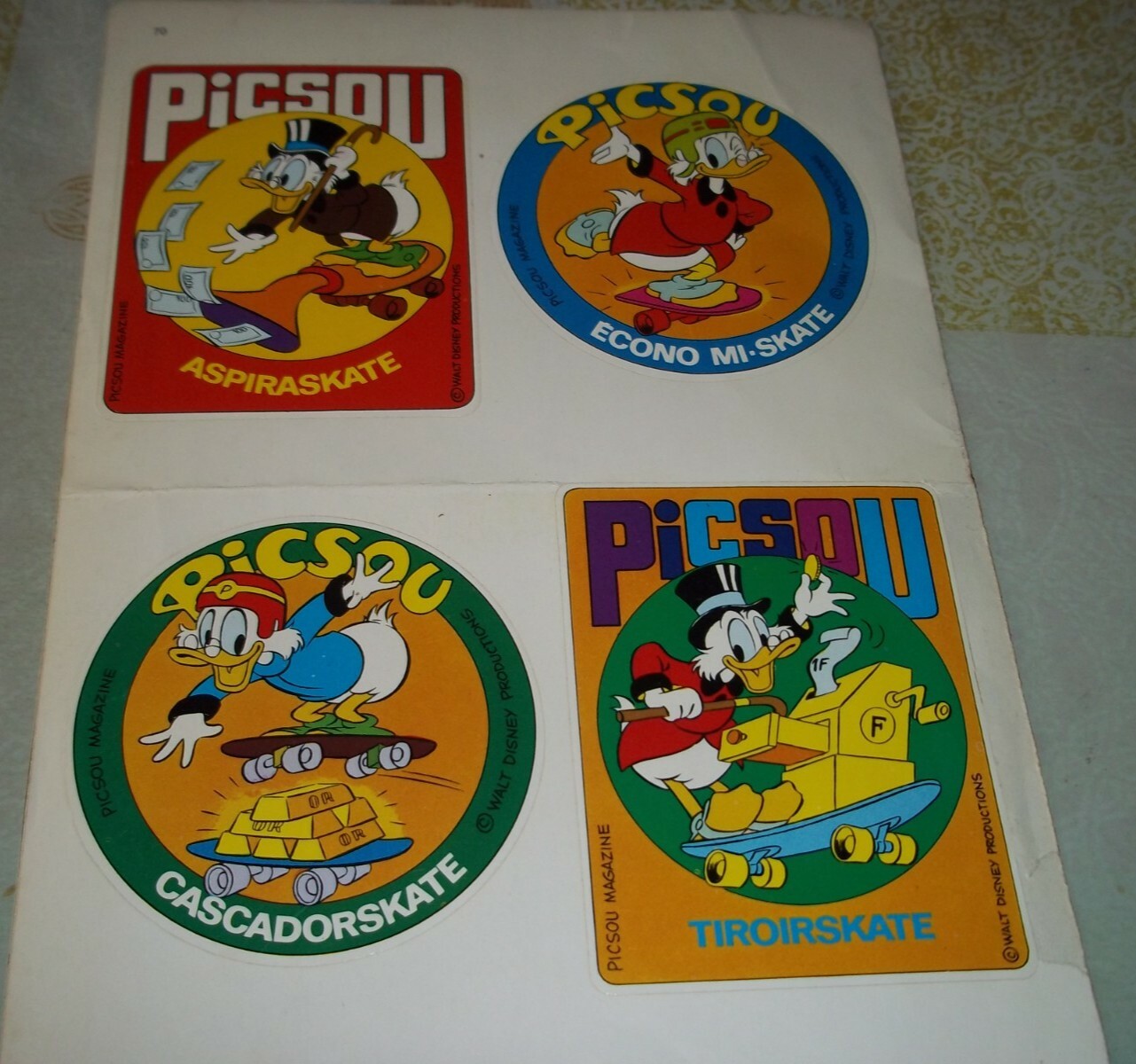 autocollants picsou