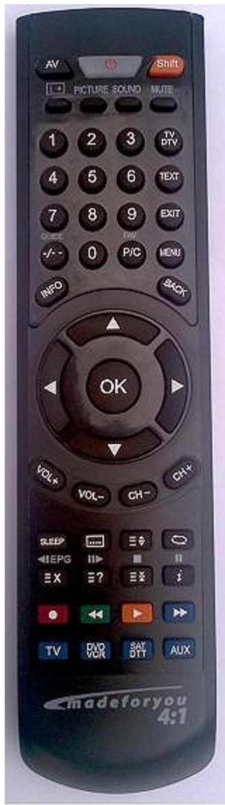 TELECOMANDO COMPATIBILE TV TELEFUNKEN TE16857DN9 TELECOMANDO COMPATIBILE TV TELEFUNKEN TE16857DN9