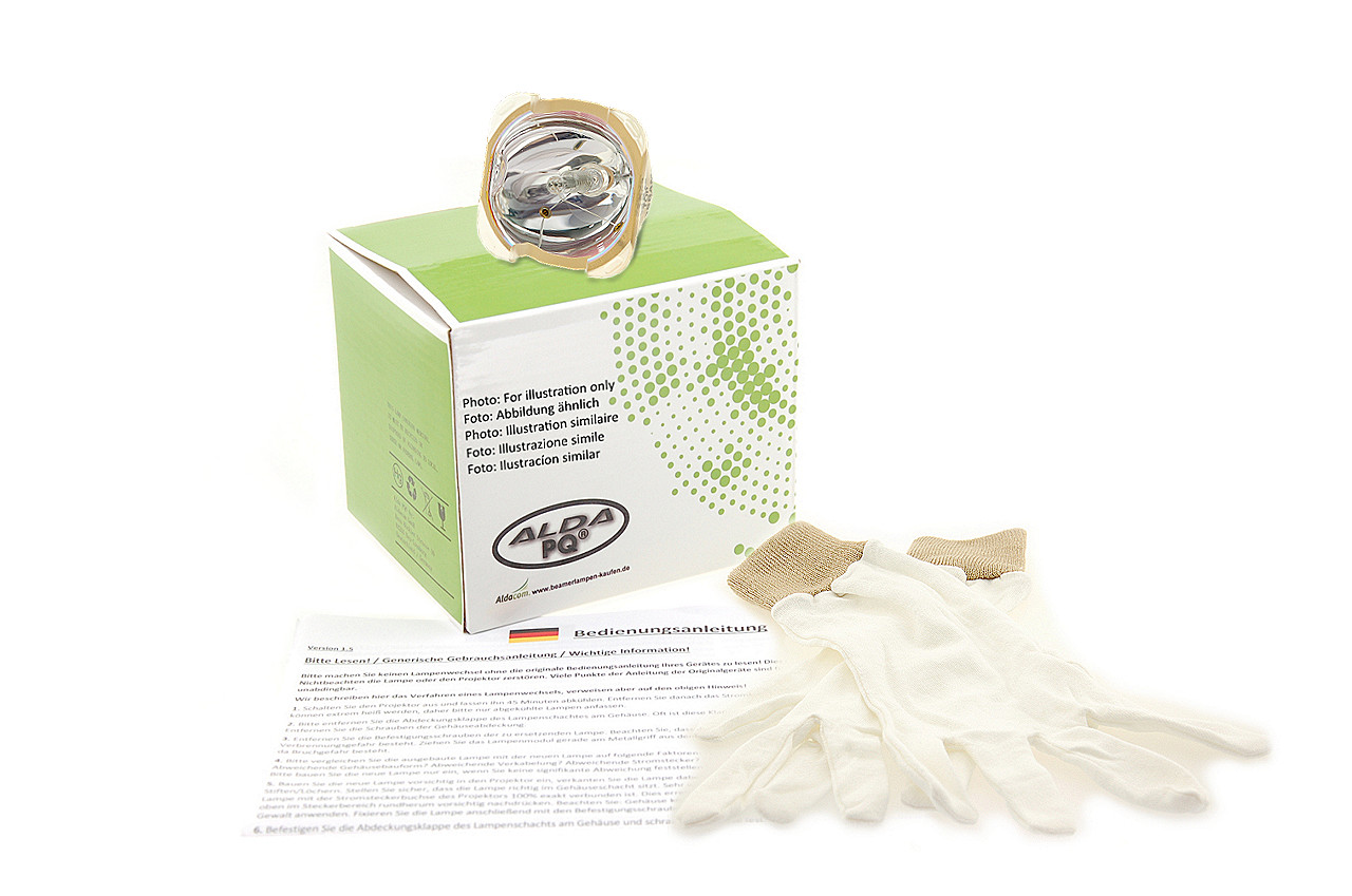 Alda Pq-Original, Lampes Pour 3M X45 Projecteurs, Umbauset Avec Philips Ampoule