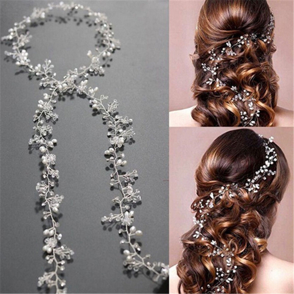 Perle Cheveux Mariage Bordeaux Cristal Accessoires Strass Serre-Têtes Bijoux Perle Cheveux Mariage Bordeaux Cristal Accessoires Strass Serre-Têtes Bijoux