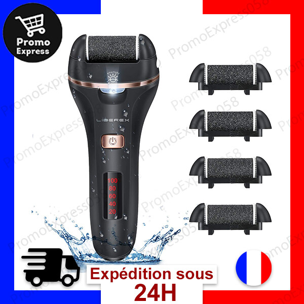 Rape à Pied Pédicure Electrique Rapeuse Lime Soin Anti Callosité Douceur Femme Rape à Pied Pédicure Electrique Rapeuse Lime Soin Anti Callosité Douceur Femme