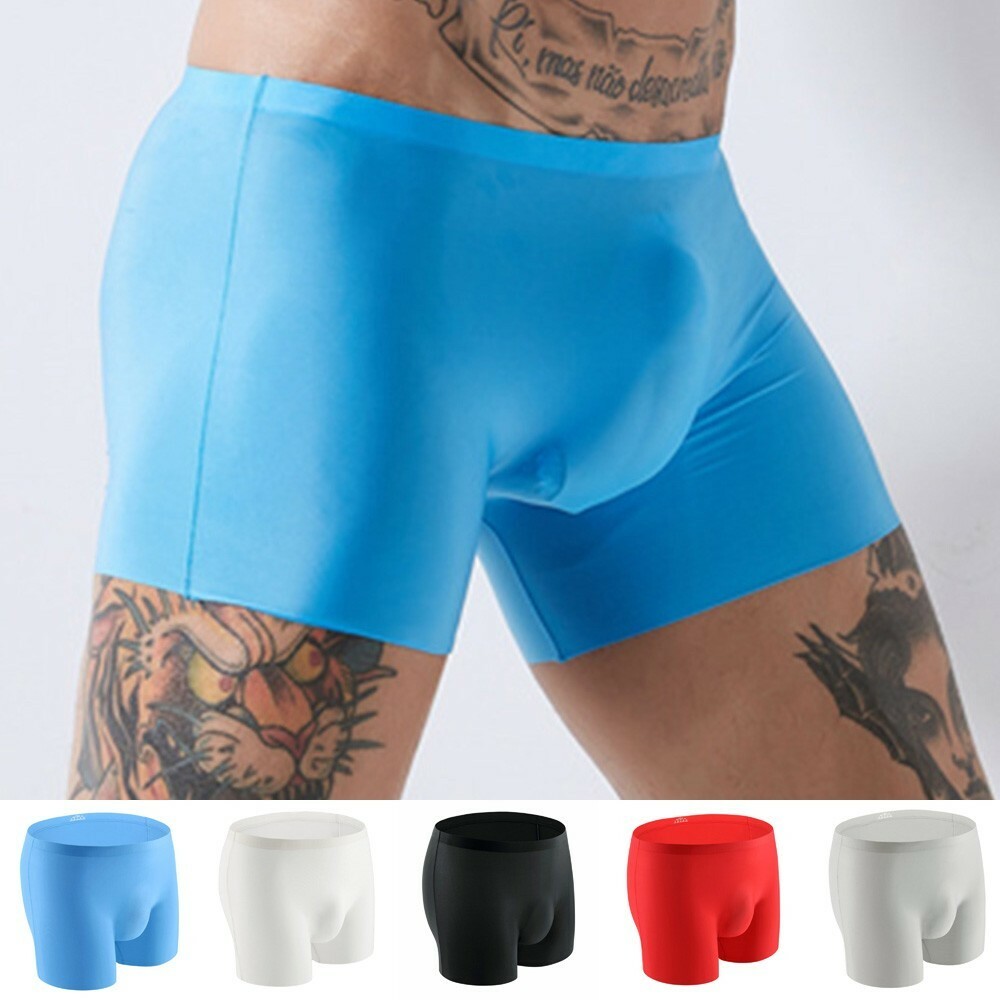 Sexy pour Hommes Respirant Ultra Mince Boxer, sous-Vêtements, Maillot de Bain