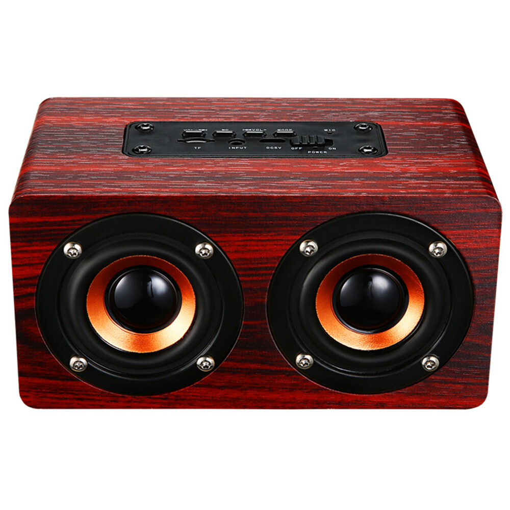 Enceintes en Bois sans Fil Bluetooth Haut-Parleur Portable Stéréo Haut-parleurs Enceintes en Bois sans Fil Bluetooth Haut-Parleur Portable Stéréo Haut-parleurs