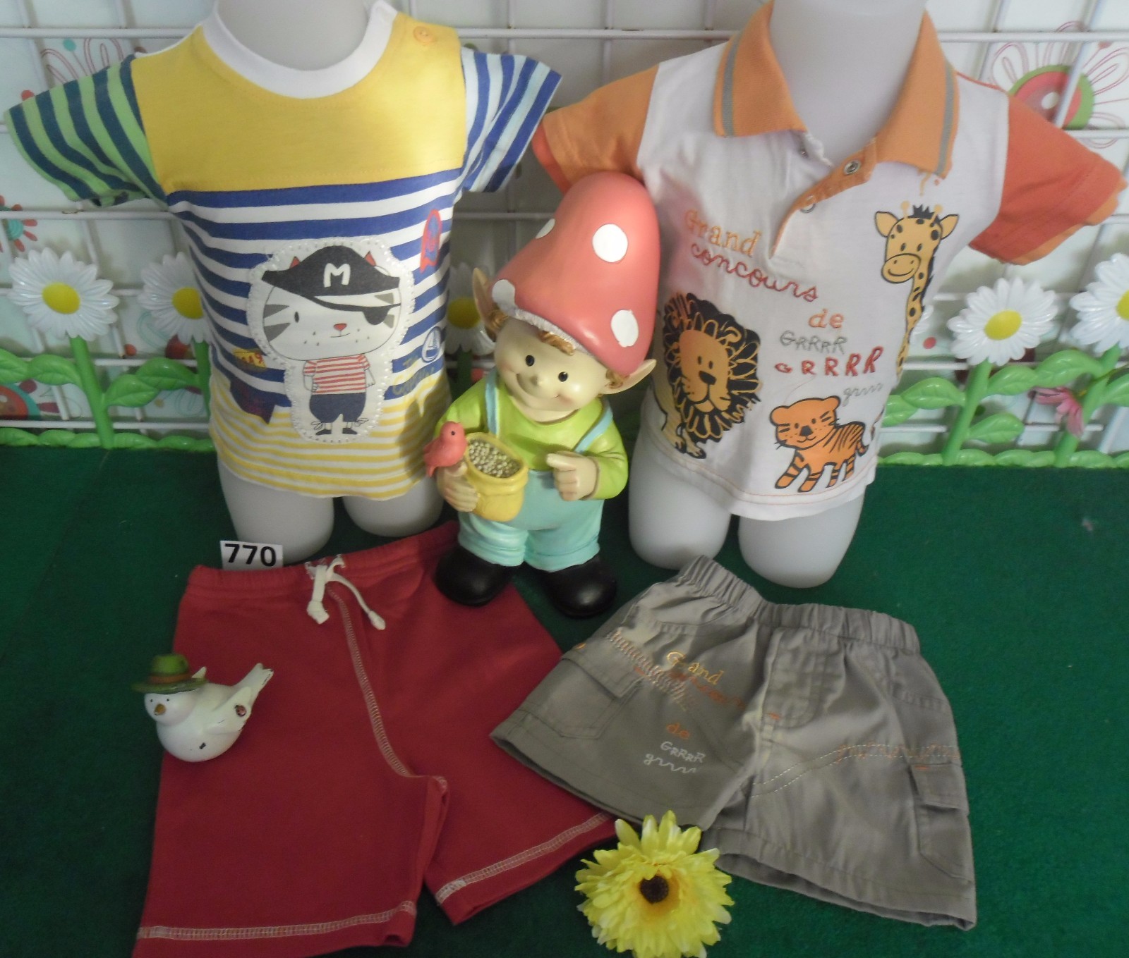 vêtements garçon 6 mois,t-shirt,bermuda,polo,short