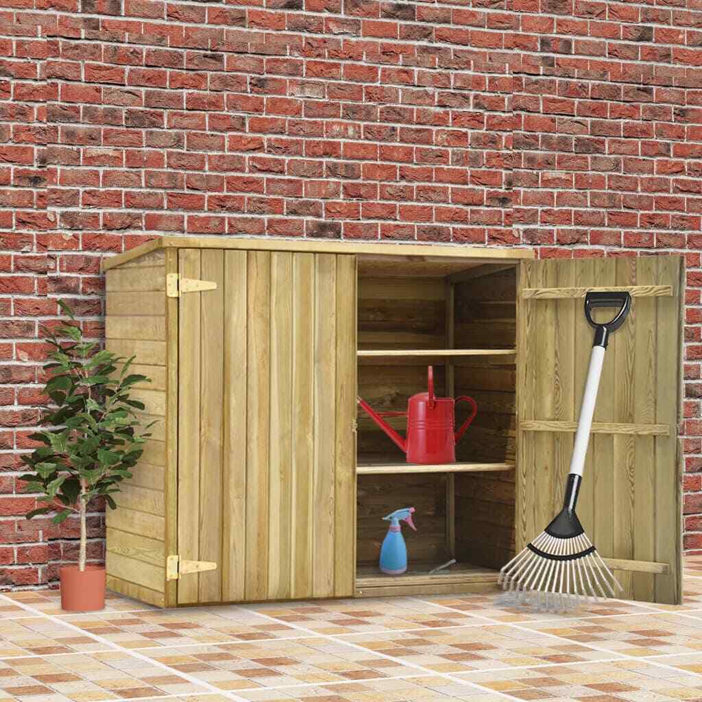 vidaXL Abri à Outils de Jardin Pinède Imprégnée Cabane Remise Garage Cour vidaXL Abri à Outils de Jardin Pinède Imprégnée Cabane Remise Garage Cour