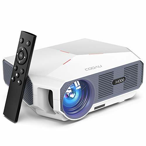 Videoprojecteur 5500 Lumens Projecteurs de Cinéma Lecture 1080P