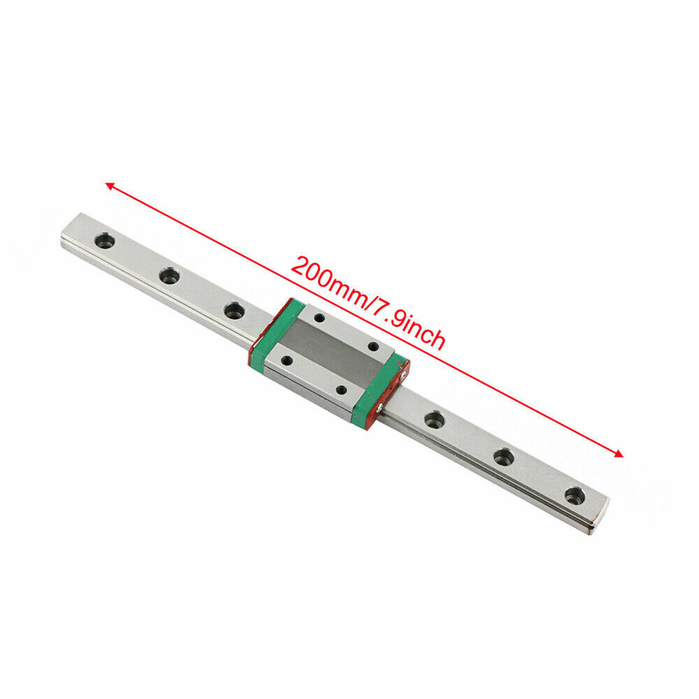 12mm Miniature Linéaire Rail Guide W/MGN12H Coulissante Bloc for 3D Imprimantes 12mm Miniature Linéaire Rail Guide W/MGN12H Coulissante Bloc for 3D Imprimantes