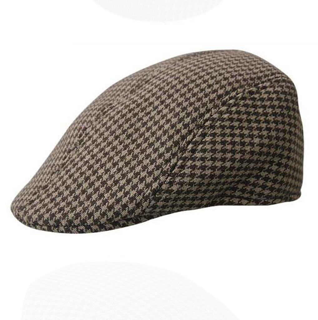 Mode enfants Beret Cap Garçons Filles Houndstooth Newsboy Cabbie Flap Hat Mode enfants Beret Cap Garçons Filles Houndstooth Newsboy Cabbie Flap Hat
