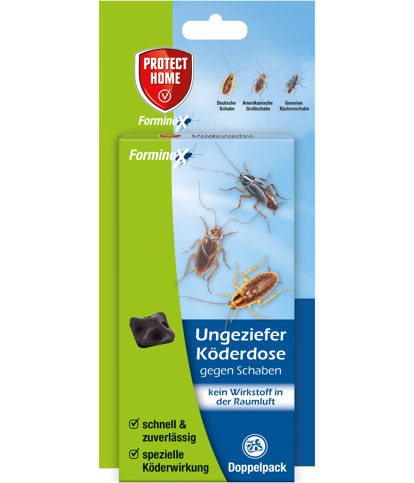 Sbm Protéction Accueil Forminex Ungezieferköderdose Contre Gratter, 2 Pièce