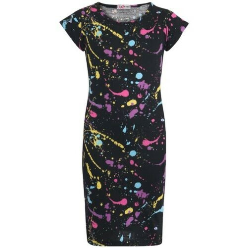 Enfants Filles Robe Pastel Imprimé Éclaboussure Mode Danse Soirée mi-Longue 7-1 Enfants Filles Robe Pastel Imprimé Éclaboussure Mode Danse Soirée mi-Longue 7-1