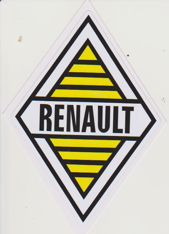 Autocollants Stickers – AUTOMOBILE LOGO RENAULT