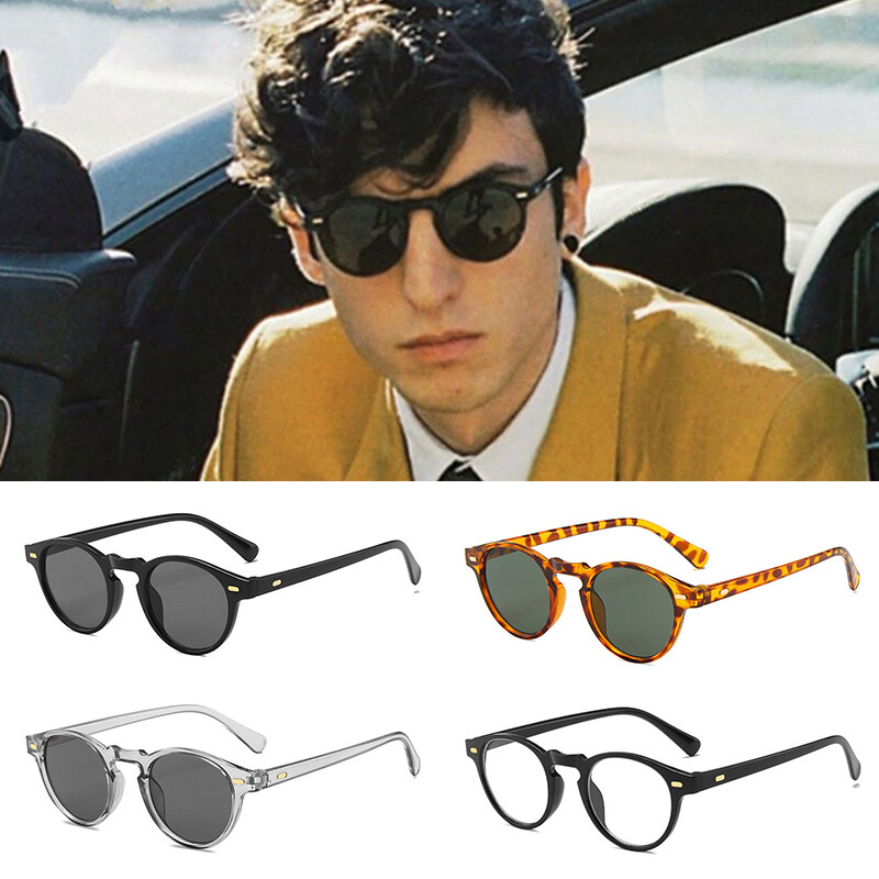 Lunettes de soleil rondes classiques hommes femmes petites nuances UV400 mode Lunettes de soleil rondes classiques hommes femmes petites nuances UV400 mode