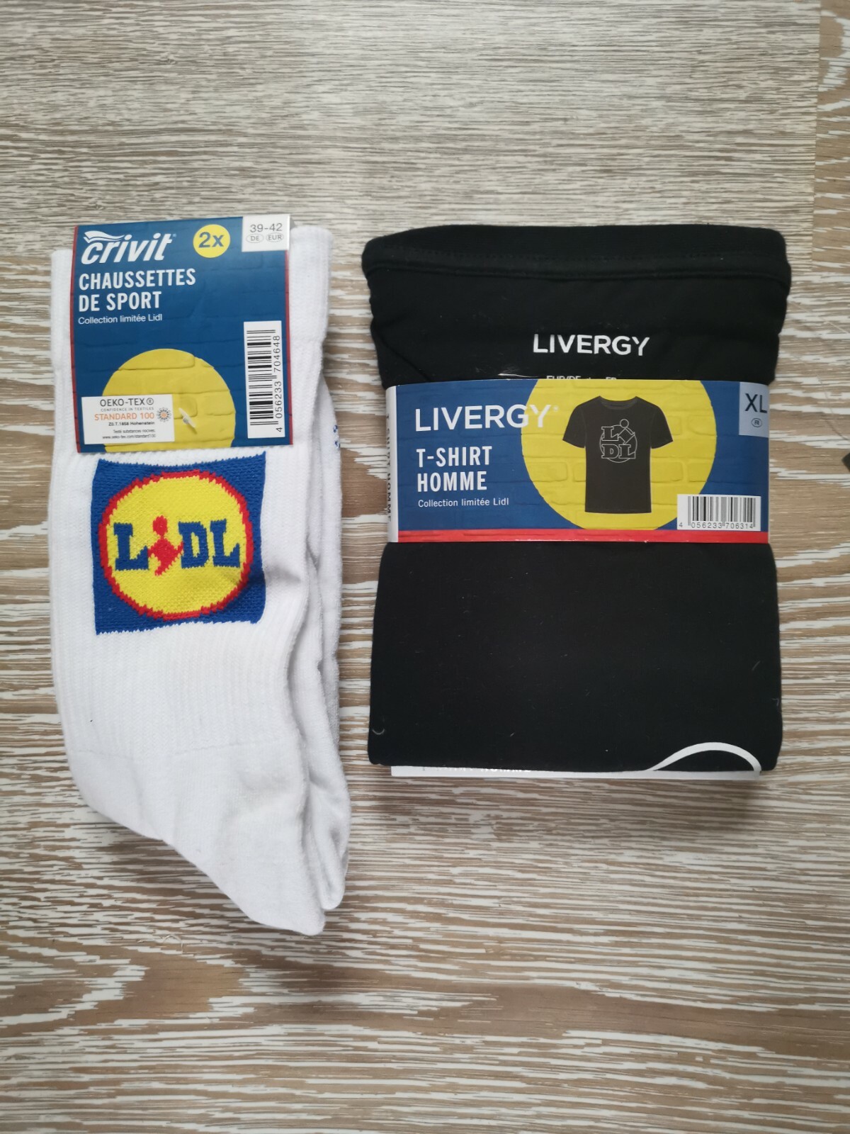 Lidl Calzini Chaussettes t shirt XL 39-42 Lidl Calzini Chaussettes t shirt XL 39-42