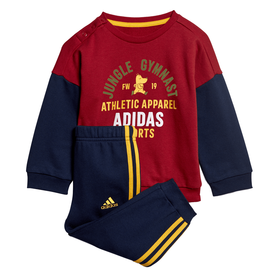 Adidas Enfants Ensemble Mode Sport Garçons Entraînement Graphisme Terry Jogger