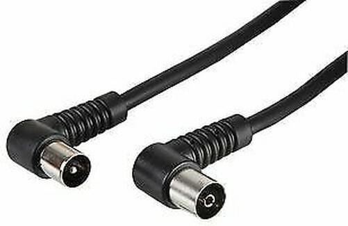 Câble Coaxial TV R / Un P-S Noir 2M Câble Assemblement Audio et Vidéo – CV85605