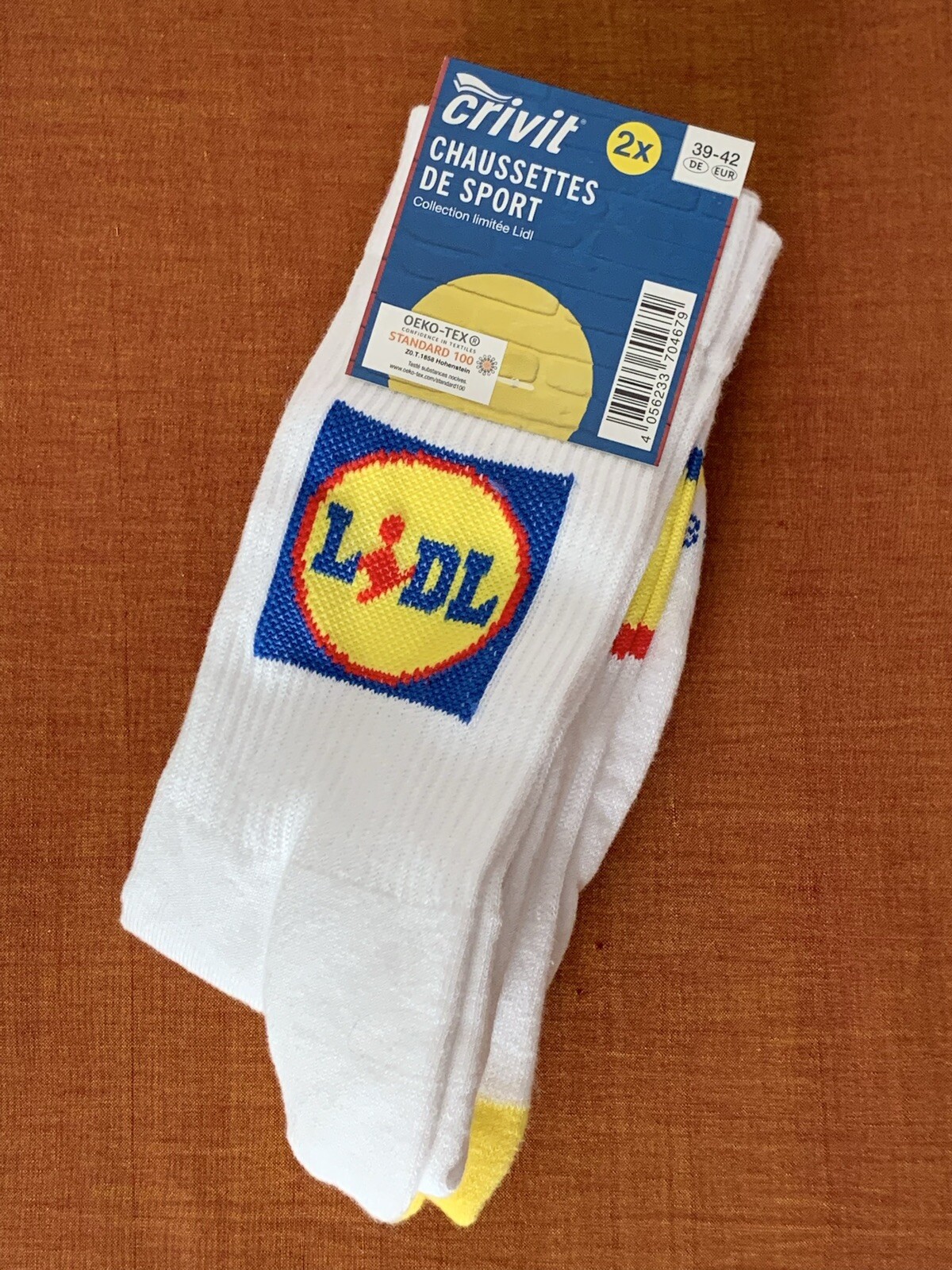 2 Paires CHAUSSETTES neuves T 39-42, SNEAKERS LIDL 2 Paires CHAUSSETTES neuves T 39-42, SNEAKERS LIDL