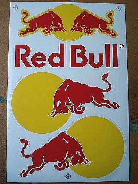 autocollants pour décoration casque – sport mécanique tuning Red Bull autocollants pour décoration casque – sport mécanique tuning Red Bull