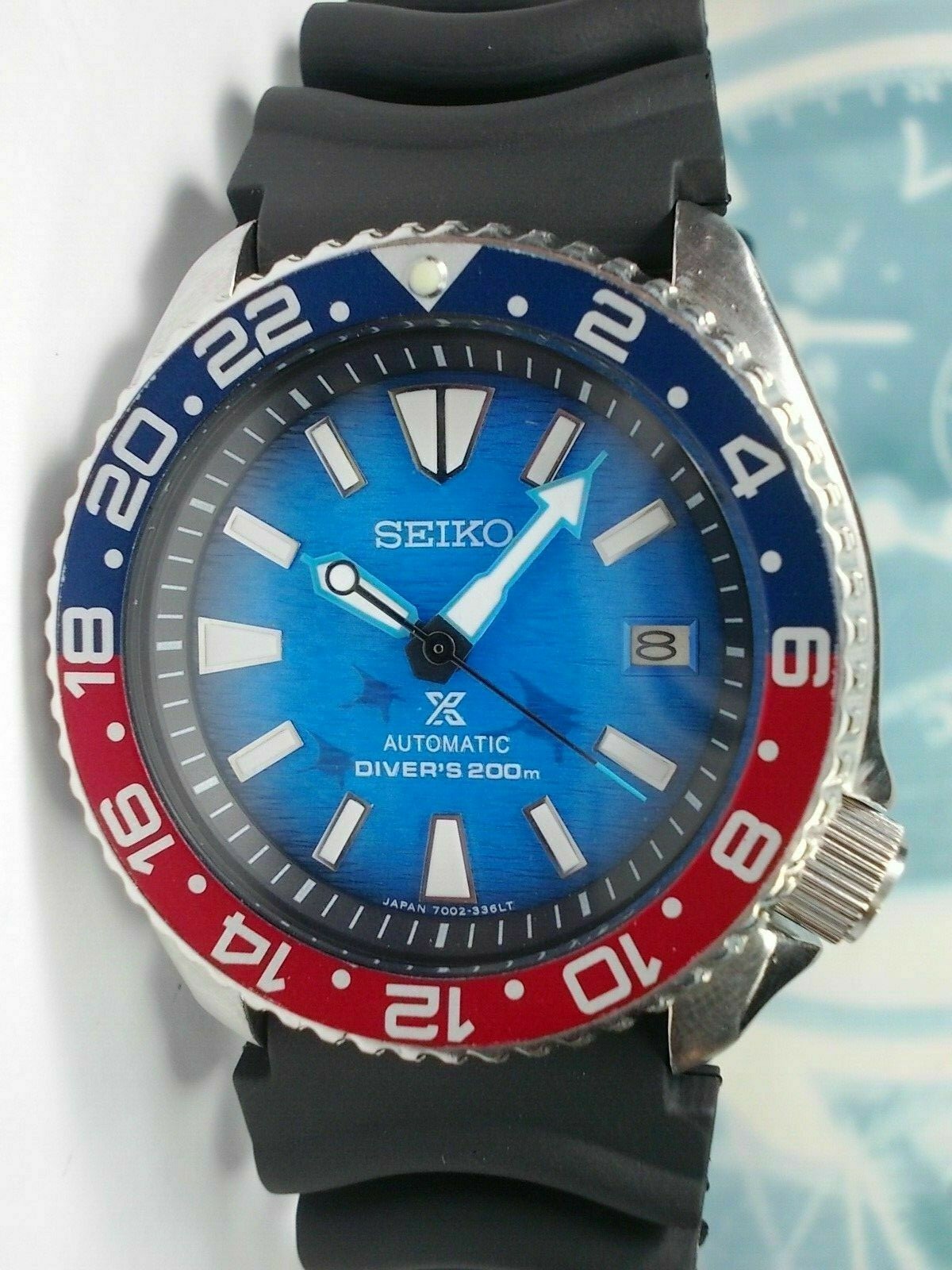 BELLE MONTRE HOMME SEIKO PROSPEX DIVER’S PEPSI BLEU AUTOMATIQUE 200 mètres BELLE MONTRE HOMME SEIKO PROSPEX DIVER’S PEPSI BLEU AUTOMATIQUE 200 mètres