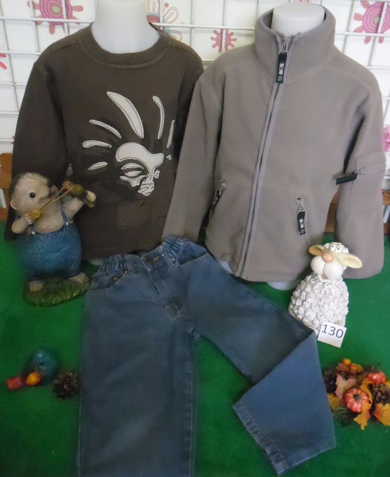 vêtements garçon 4 ans,gilet polaire,pantalon,sweat