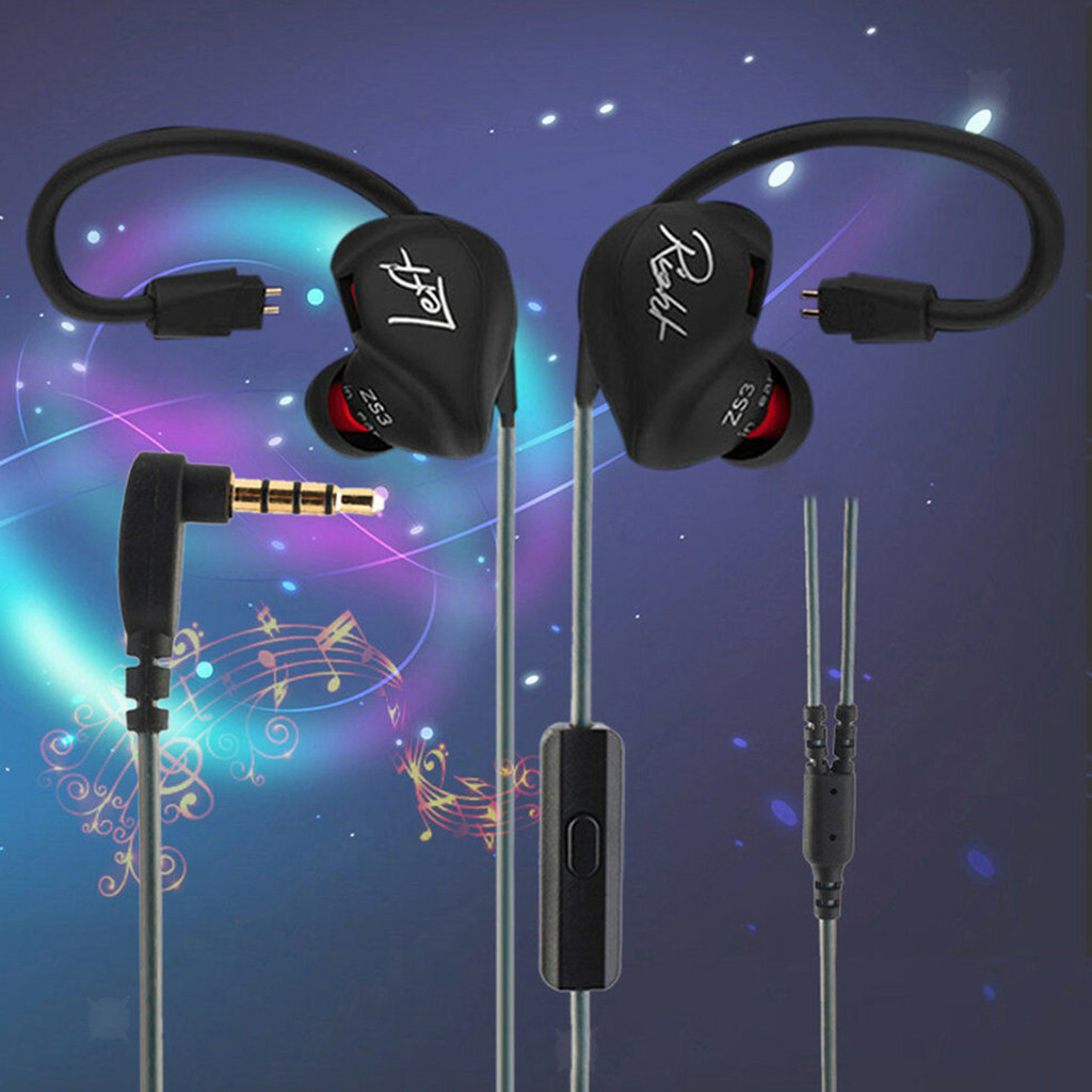 Oreillettes Stéréo Antibruit Ecouteur Casque Hifi Sport pour iPhone Samsung