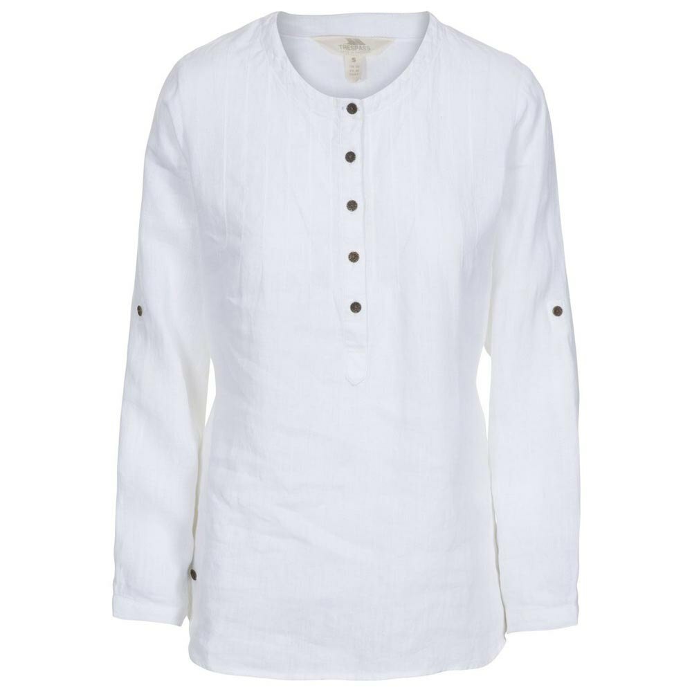 TRESPASS MESSINA CHEMISES VÊTEMENTS FEMME BLANC TRESPASS MESSINA CHEMISES VÊTEMENTS FEMME BLANC