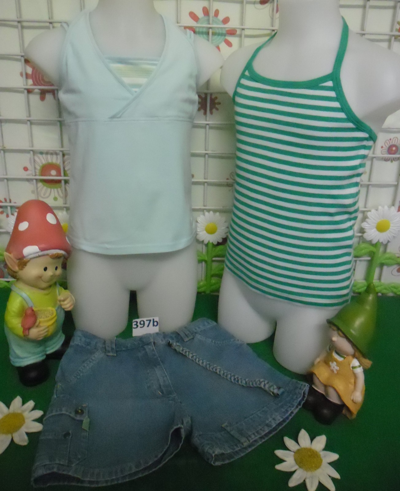 vêtements fille 10 ans,top bretelles,short jean vêtements fille 10 ans,top bretelles,short jean