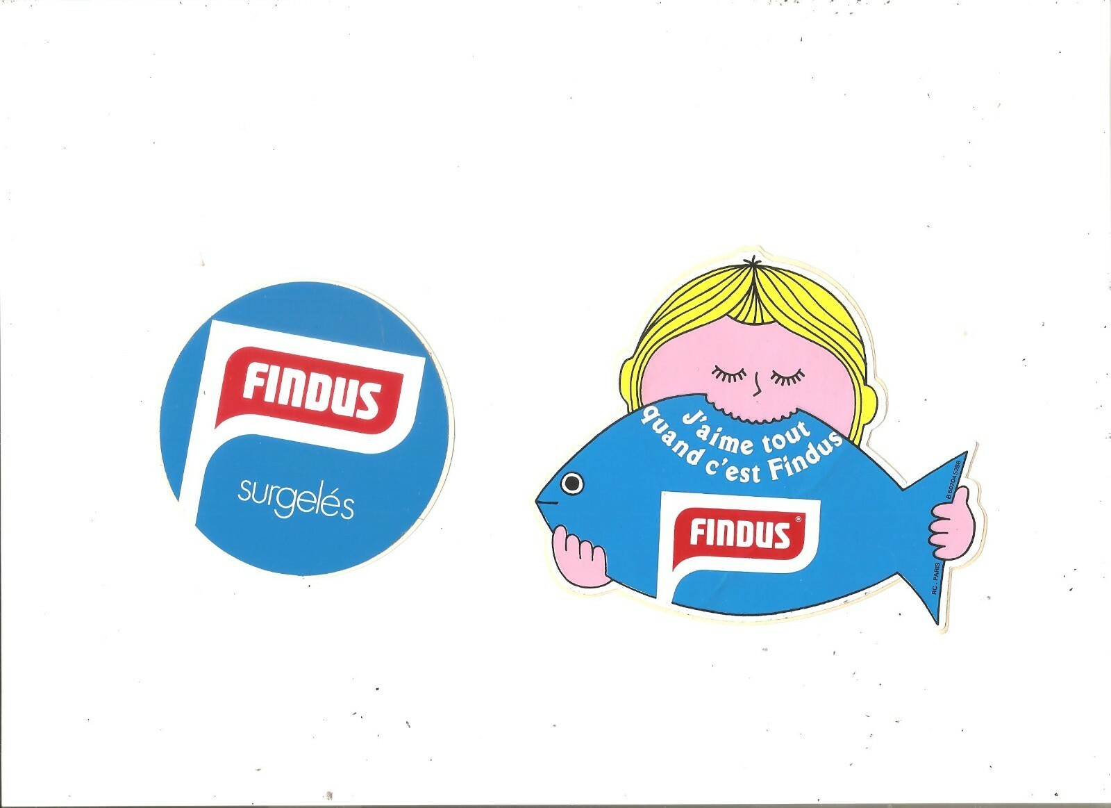 FINDUS Lot de 2 autocollants FINDUS Lot de 2 autocollants