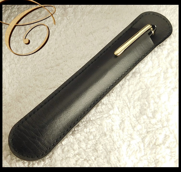 Instruments D’Ecriture Protection / Crayons Etui / Étui de Stylo Noir Simili Instruments D’Ecriture Protection / Crayons Etui / Étui de Stylo Noir Simili