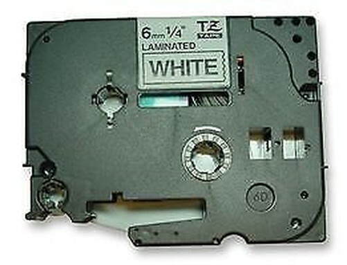 6MM Noir Sur Blanc Bande – Étiquette Imprimante Bureau Consommables – OE01011 6MM Noir Sur Blanc Bande – Étiquette Imprimante Bureau Consommables – OE01011