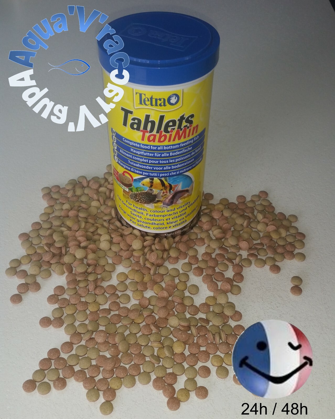 Tetra Nourriture Tabimin pour Aquariophilie poisson de fond couleur et vitalité Tetra Nourriture Tabimin pour Aquariophilie poisson de fond couleur et vitalité