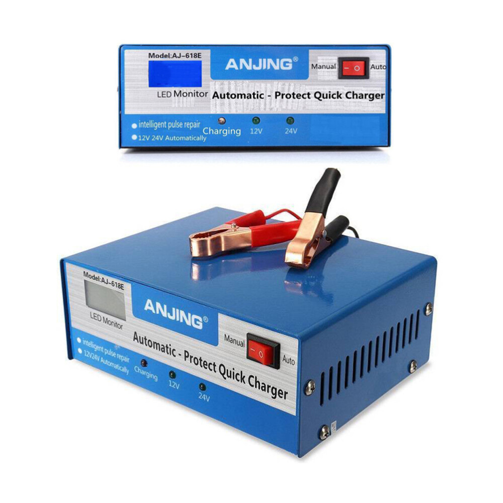 12V/24V 10AH Voiture Moto Auto Intelligent Chargeur de Batterie Automatique