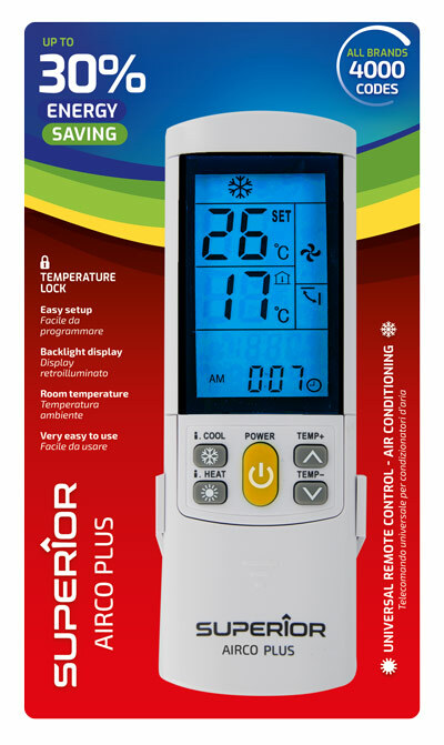 Télécommande Airco Plus universelle pour climatiseurs Daikin Denk I Macquay