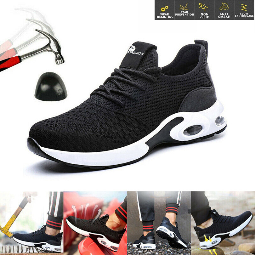 Chaussures De Sécurité Travail Pour Air Respirant Hommes Femmes à Bout D’acier
