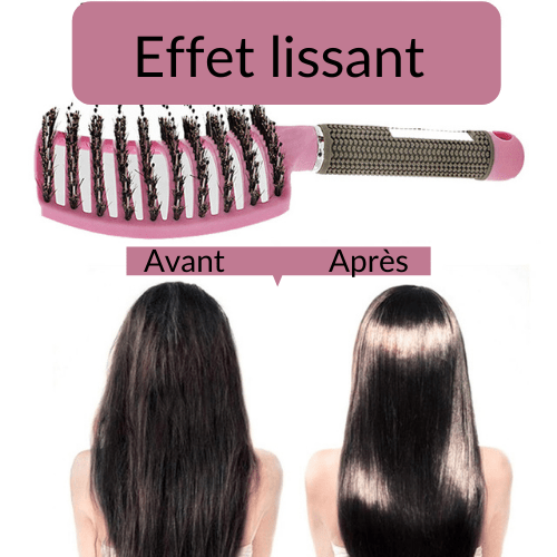 Brosse à cheveux magique démêlage facile effet lissant adultes et enfants