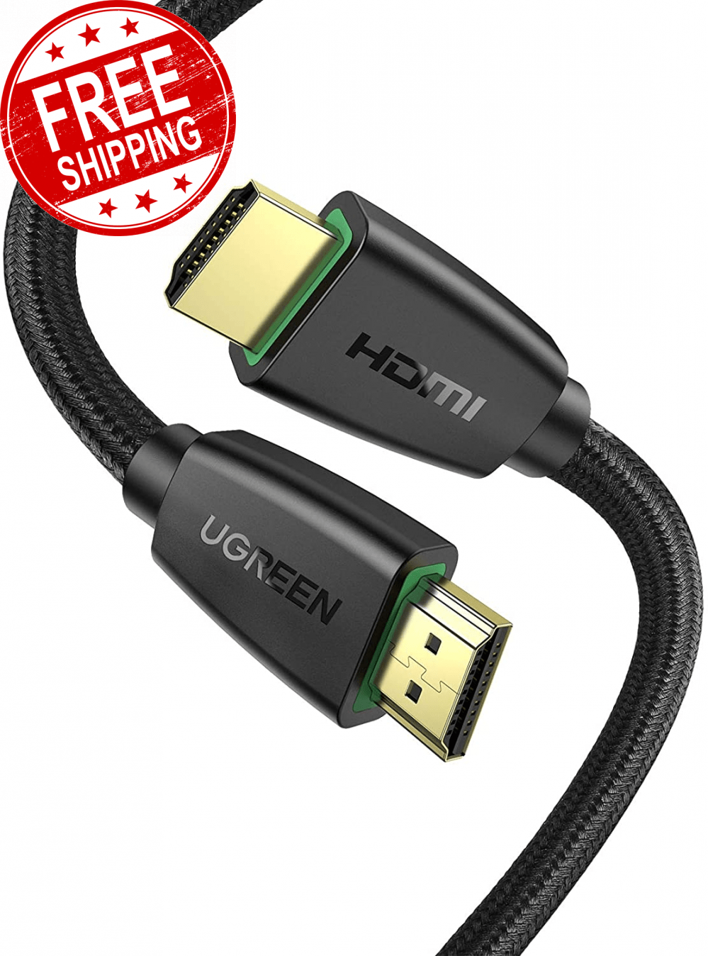 UGREEN Câble HDMI 4K Ultra HD Cordon 2.0 Haute Vitesse par Ethernet 2m