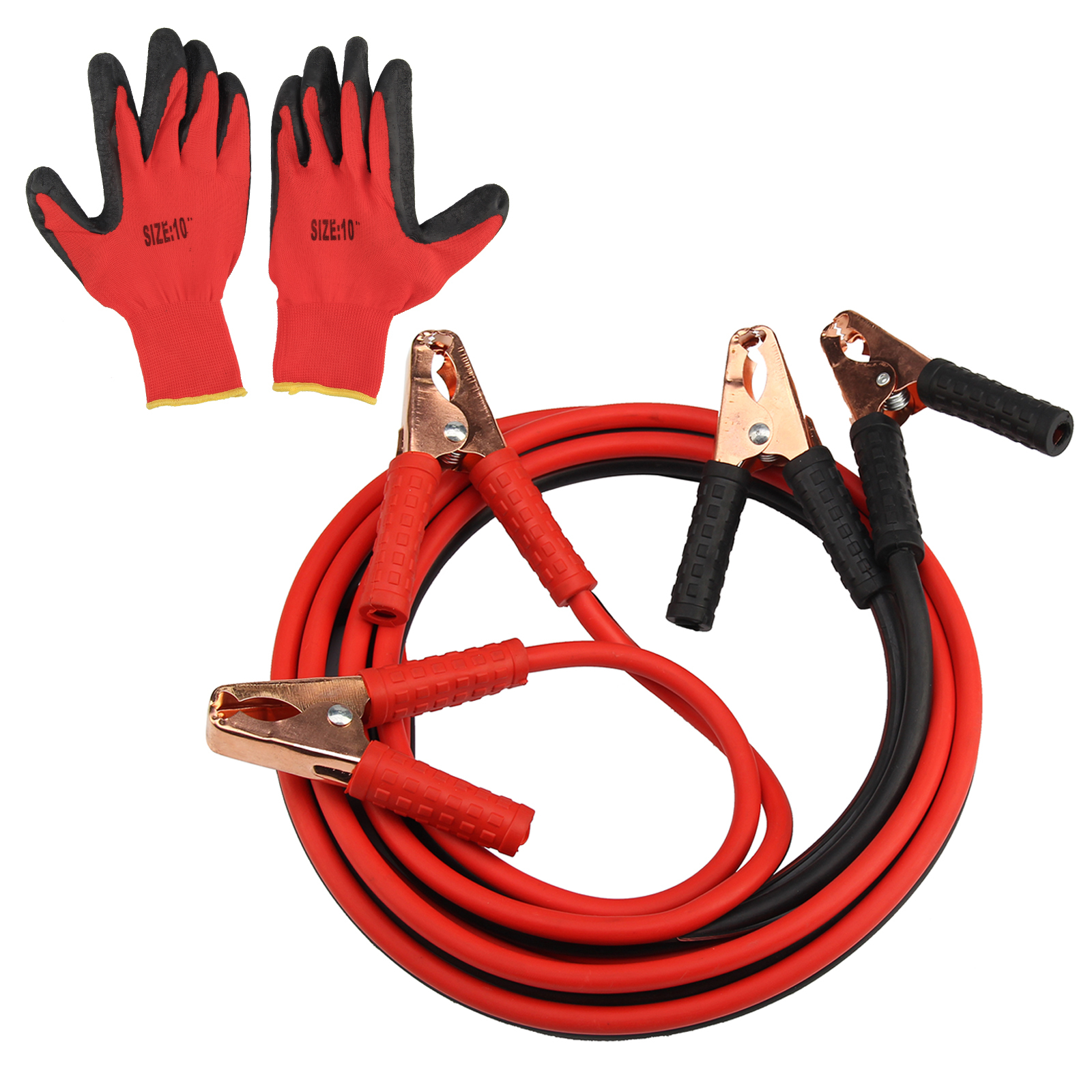 Cables de demarrage 800AMP voiture auto pince batterie 12 24 V cable de 3.6m