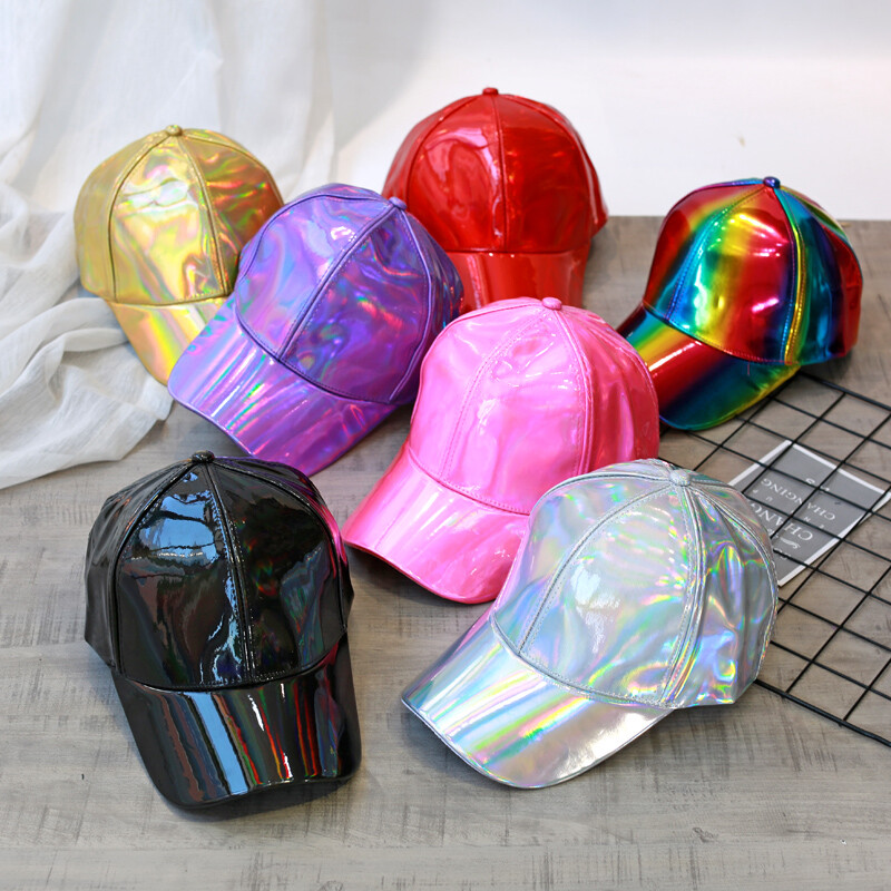 Hommes Femmes Unisexe Casquette Laser Métallique de Baseball Danse Fête Le Pop Hommes Femmes Unisexe Casquette Laser Métallique de Baseball Danse Fête Le Pop