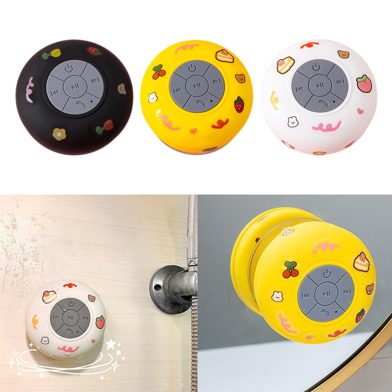 Bluetooth Haut-parleurs, Imperméable À L’eau Portable Sans Fil Douche Bluetooth Haut-parleurs, Imperméable À L’eau Portable Sans Fil Douche