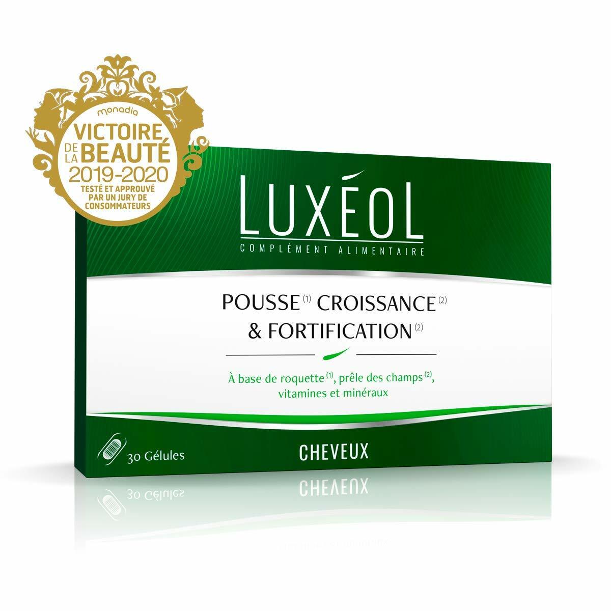 Luxéol Pousse Croissance Fortification 30 gelules 1 mois Traitement Vitamines Luxéol Pousse Croissance Fortification 30 gelules 1 mois Traitement Vitamines
