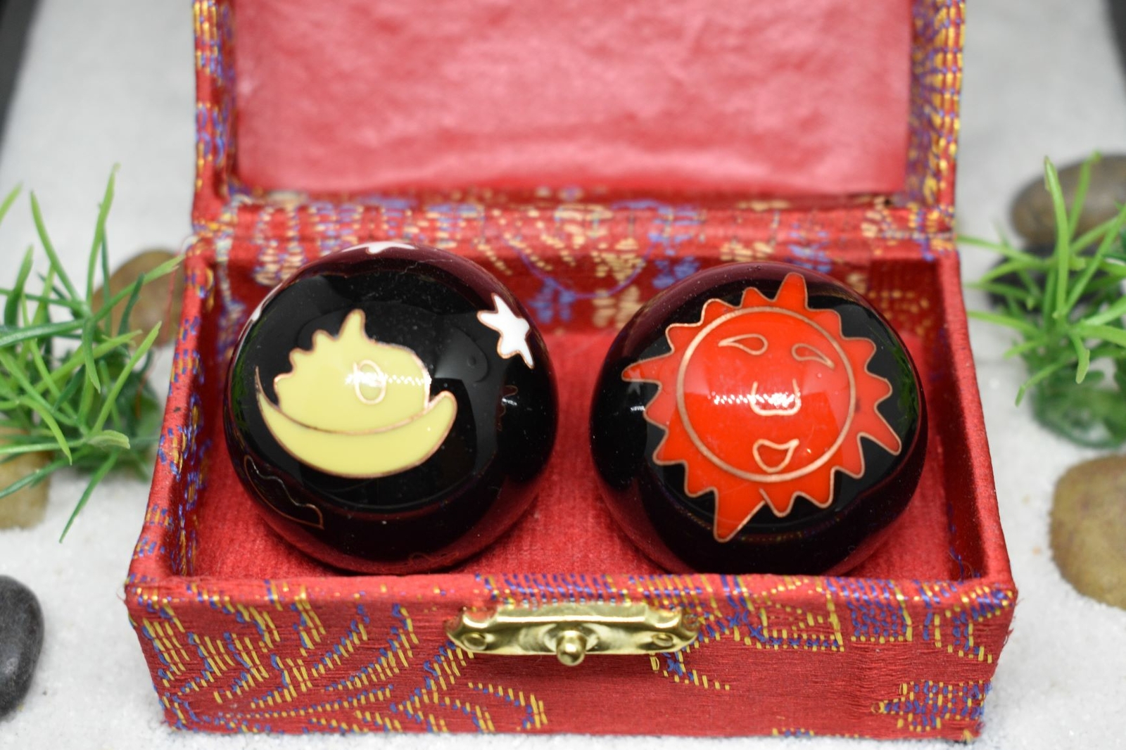 Boules de santé Qi-Gong Noires Boules de santé Qi-Gong Noires