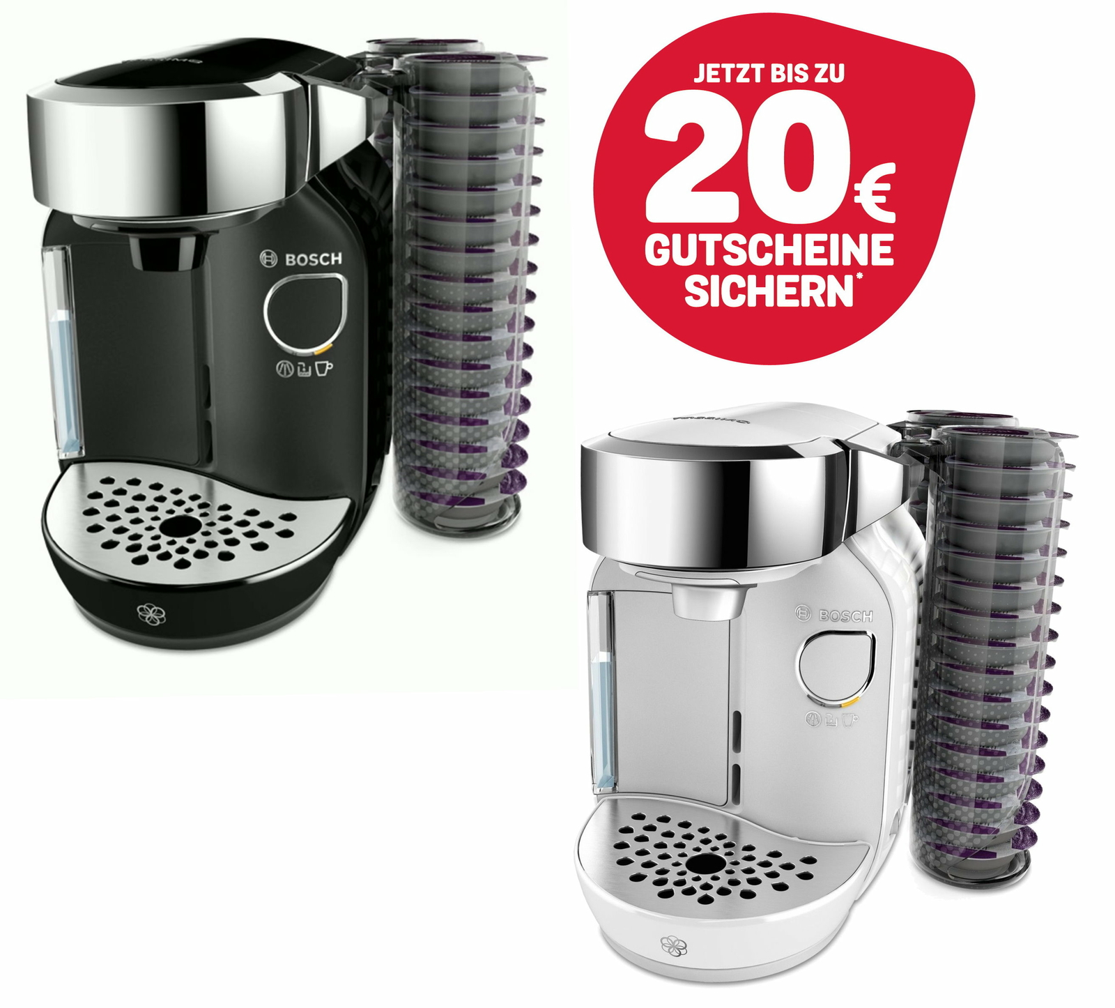 B-Ware Bosch Tassimo Caddy + Bons D’Achat Boissons Chaudes Machine à Café