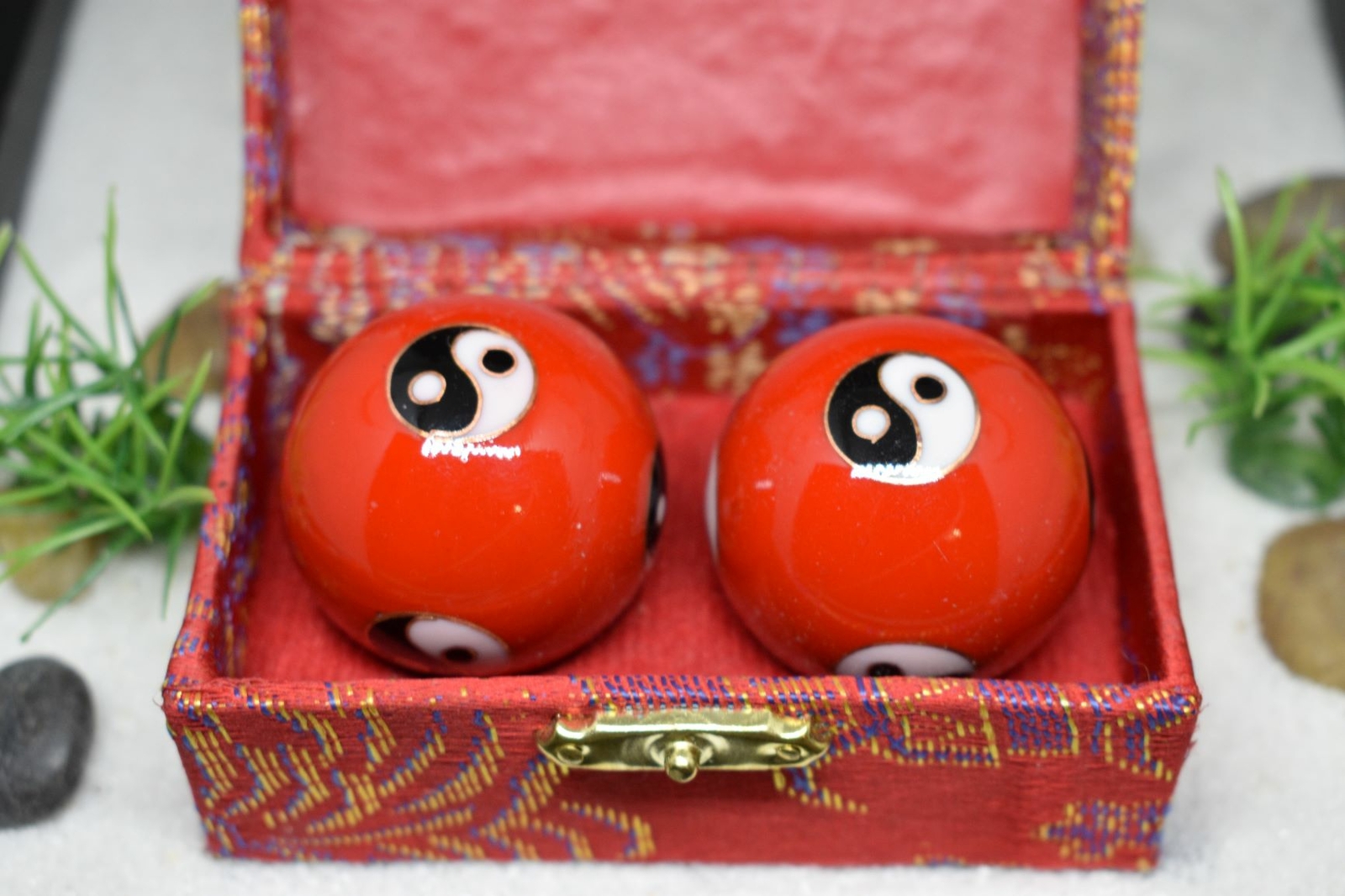 Boules de santé Qi-Gong Rouges