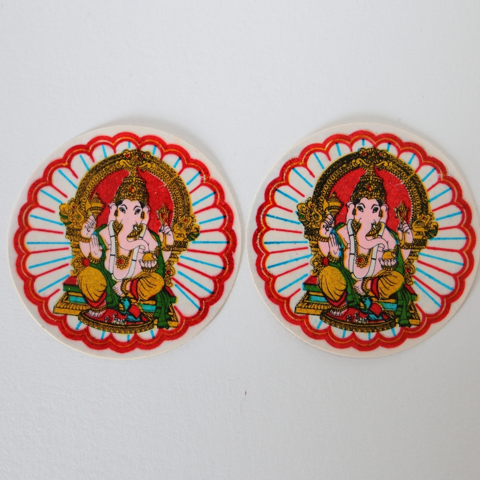 Autocollant Sticker 2x Ganesh Paillettes Inde Goa Hippie Dieu Autocollants 57 Autocollant Sticker 2x Ganesh Paillettes Inde Goa Hippie Dieu Autocollants 57