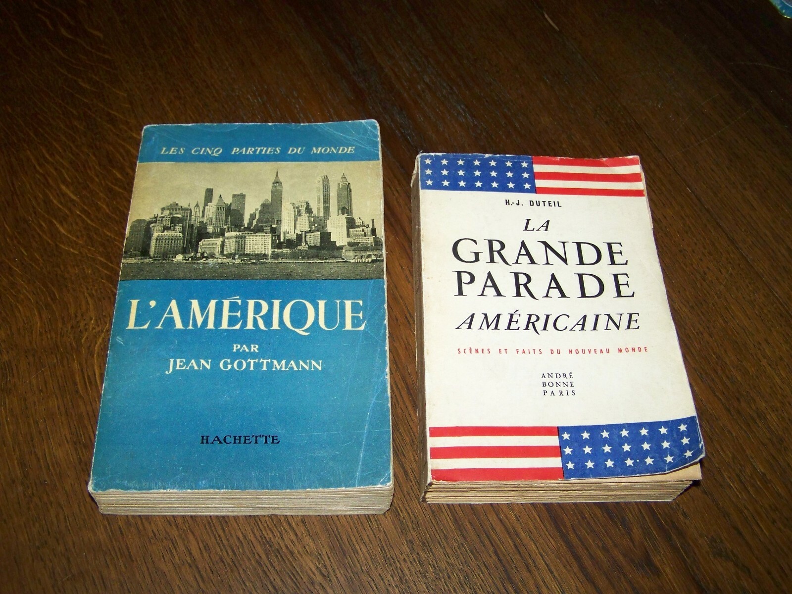 Lot 2 livres La Grande Parade Duteil L’Amérique Gottmann Lot 2 livres La Grande Parade Duteil L’Amérique Gottmann