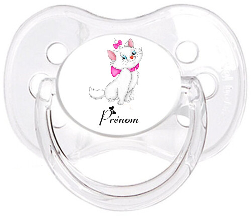 Tétine bébé personnalisée Marie Aristochat E10  – Custom Pacifier BABY